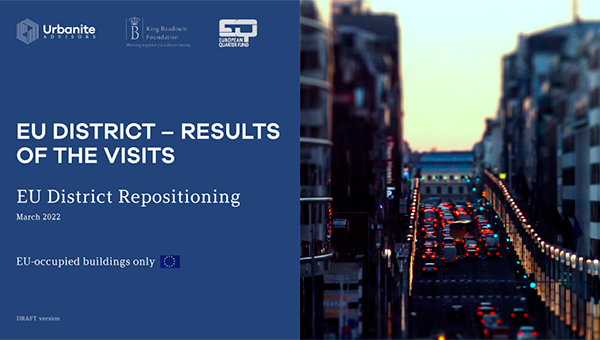 Rapport Urbanite Advisors – EU district : résultats des visites